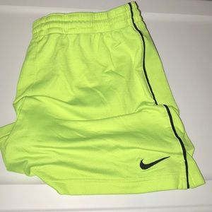 Nike Neon Yellow shorts